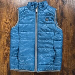 Calvin Klein Jeans Boys Blue Puffer Vest Boys Size 7